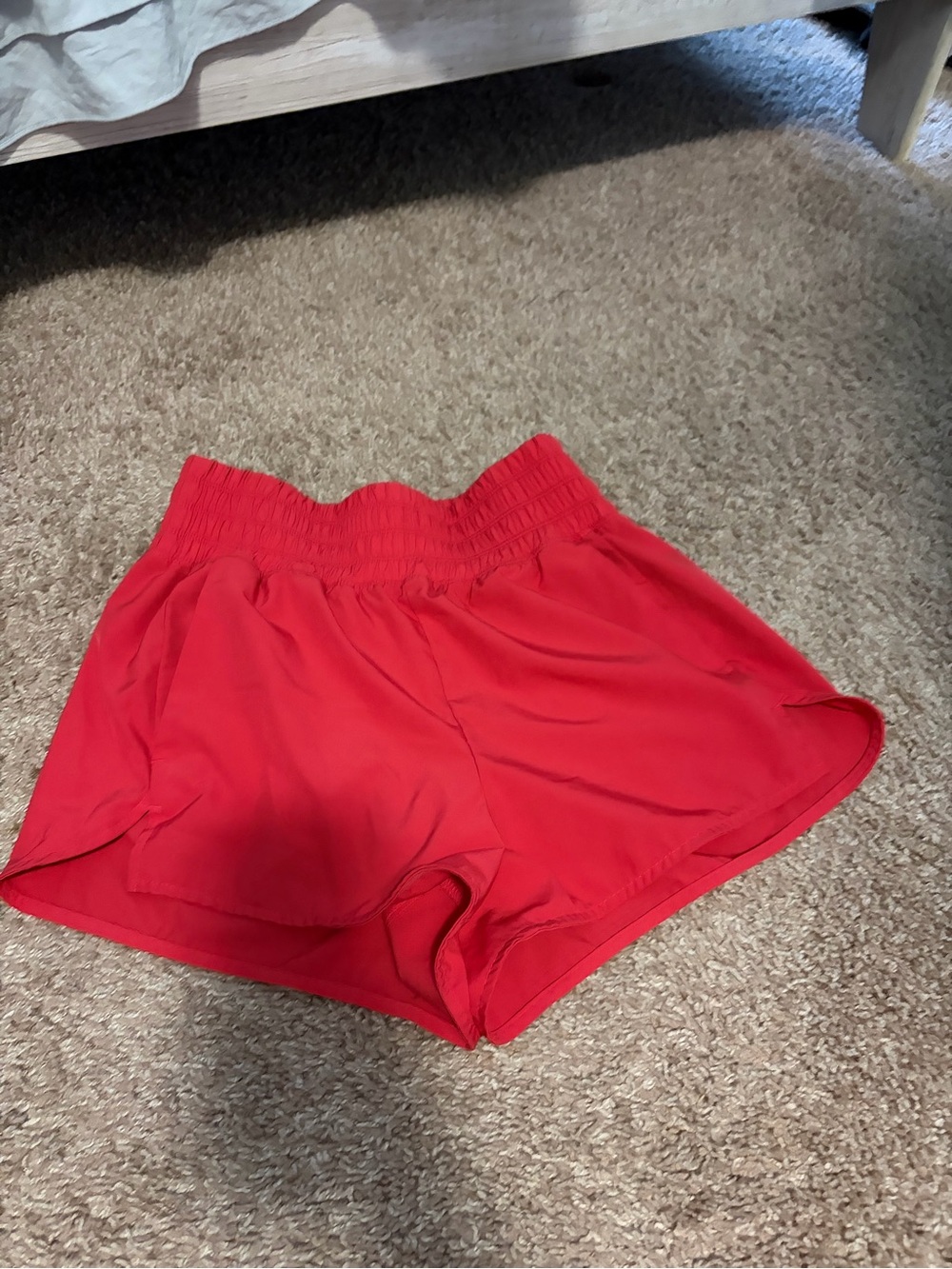 Old Navy Red Women's Athletic Shorts - High Waist Active Shorts